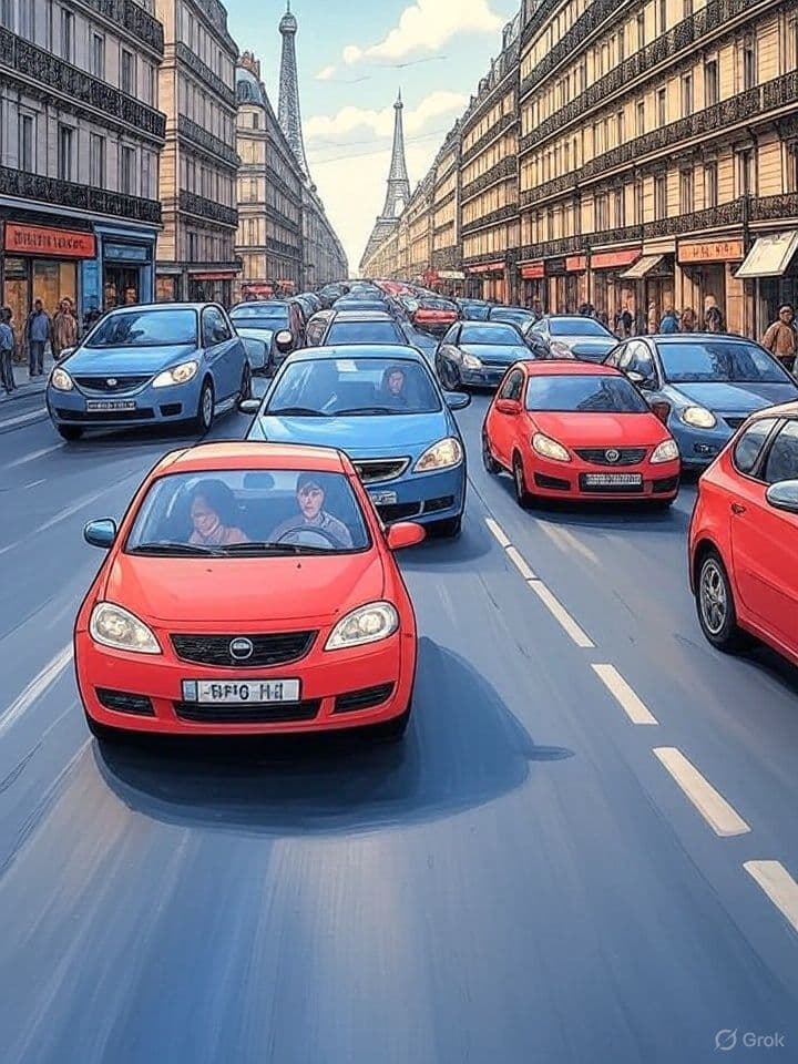 Conduire à Paris vs. dans d'autres villes françaises : quelles différences ?